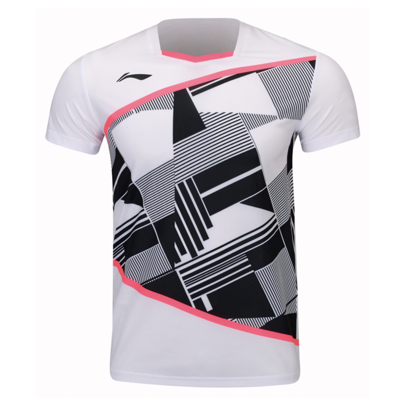 Hvid Ning Aayt065 Shirt White Old - Li-ning T-Shirt