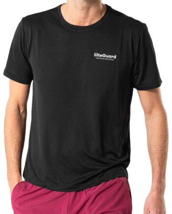 Sort Liiteguard Ground Tech Shirt Men Black - Liiteguard T-Shirt  - 5714776005613