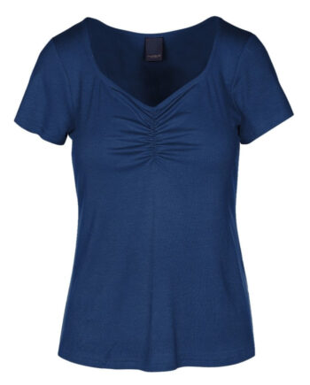 575 Navy/blå Bl Luxzuz Shirt Klaudine Navy Blue - Luxzuz T-Shirt  - 5713563937281