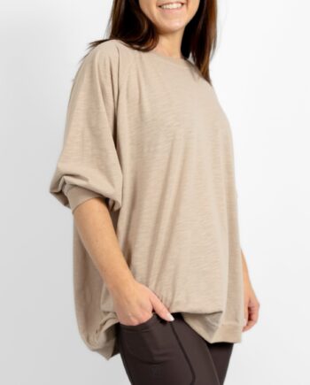 Marley Relaxed Beige Shirt - Utg T-Shirt  - 5740038332777