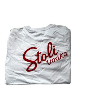Hvid Stoli Vodka Shirt - Stolichnaya T-Shirt