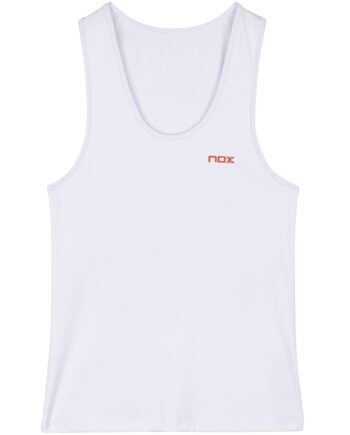 Hvid Nox Team Tank Top Woman White - Nox T-Shirt  - 8436603191555