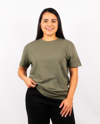Grøn Naomi Everyday Dusty Green Shirt - Smartgroup T-Shirt  - 5740038336942