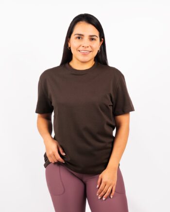Naomi Everyday Mocha Brown Shirt - Smartgroup T-Shirt  - 5740038337109