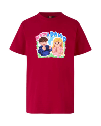 Natampdavid Tee Rød - Nat&david T-Shirt