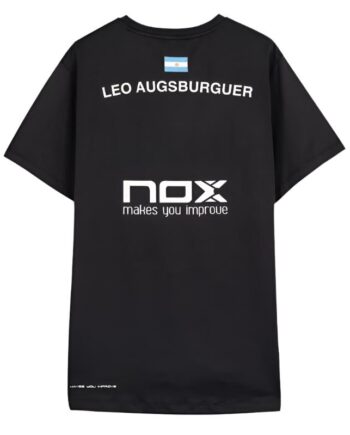 Sort Nox La10 Sponsors Shirt Black - Nox T-Shirt