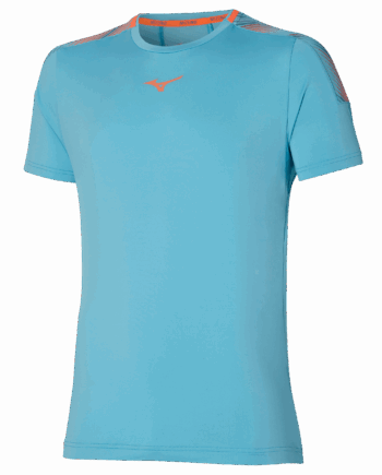 Mizuno Shadow Shirt Maui Blue - Mizuno T-Shirt  - 5059431430738