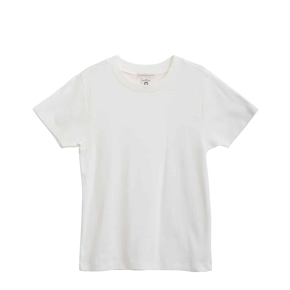 Hvid Serendipity Shirt Rå - T-Shirt