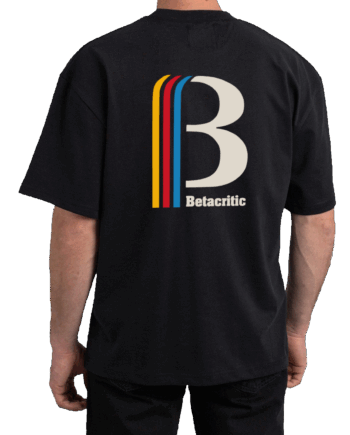 Sort Betacritic Logo Tee - Betacritic T-Shirt