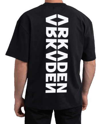Sort Arkaden Mirror Tee - Arkaden T-Shirt