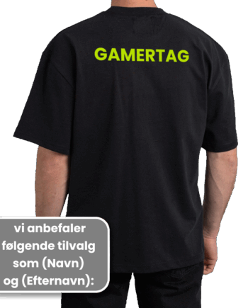 Sort Arkaden Gamertag Tee - Arkaden T-Shirt