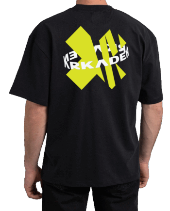 Sort Arkaden Univers Tee - Arkaden T-Shirt