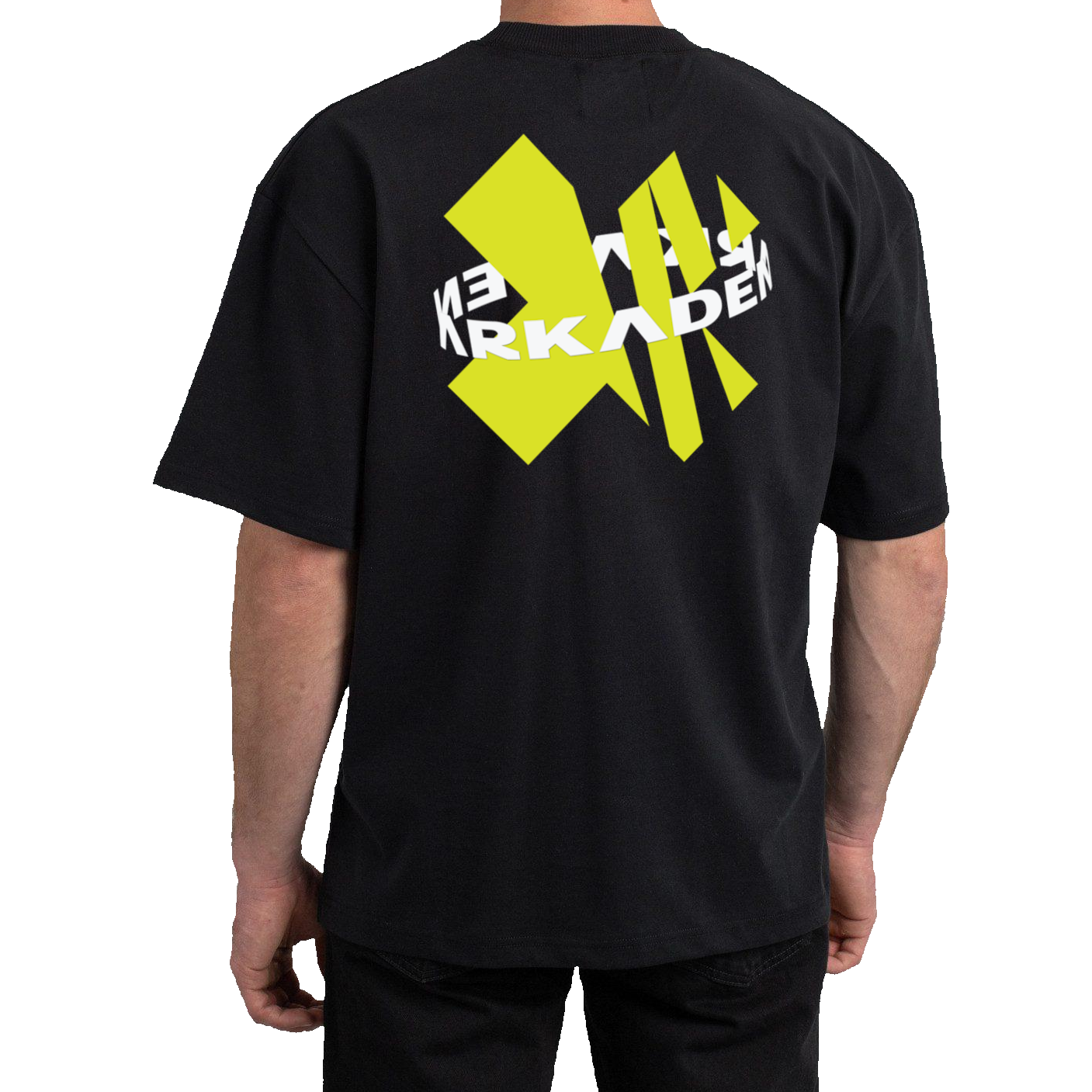 Sort Arkaden Univers Tee - Arkaden T-Shirt