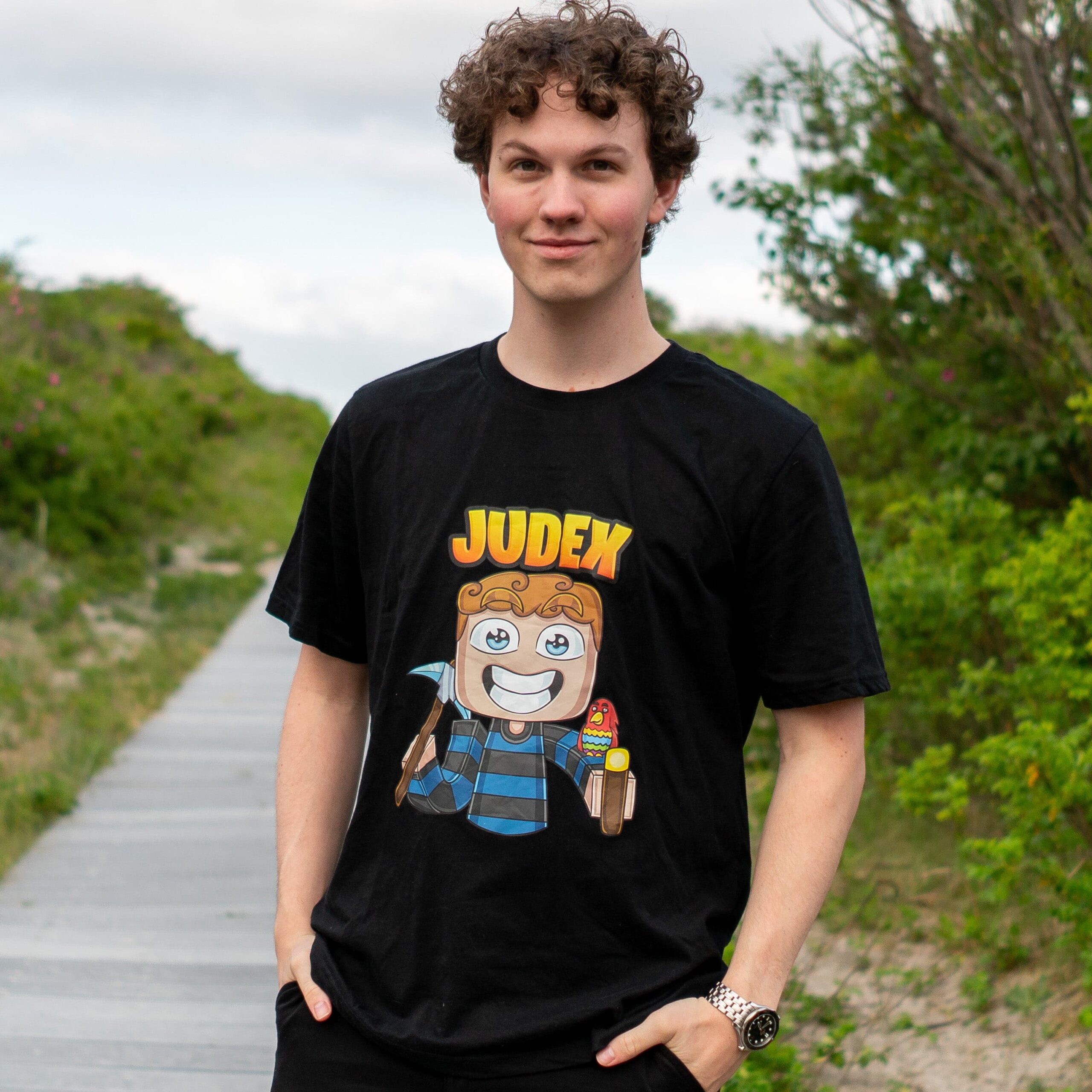 Sort Judex Miner Tee - Judex T-Shirt