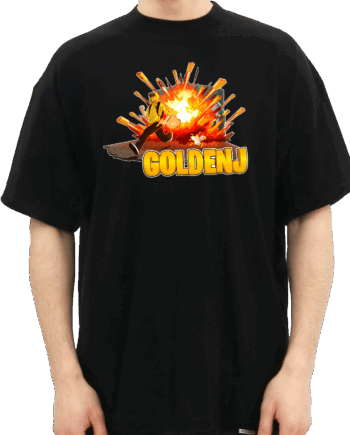 Sort Goldenj Vault Tee - Goldenj T-Shirt