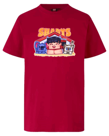 Shadys Kæledyr Tee Rød - Shadysmc T-Shirt