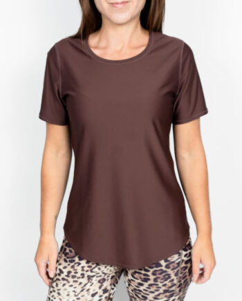 Vigga Fitted Brown Shirt - Huabo T-Shirt  - 5740038318993