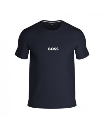 Mørkeblå Boss Easy Shirt Til Herre - Boss T-Shirt
