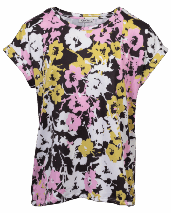 Print 44 Flower Zbyz Dame Shirt Print Flowers - Zbyz T-Shirt  - 5714470251545