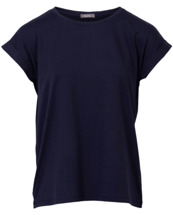 Navy Zbyz Dame Shirt Plus Size - Zbyz T-Shirt  - 5714470220732