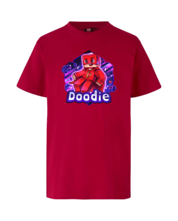 Doodie Tee Rød - Doodie T-Shirt