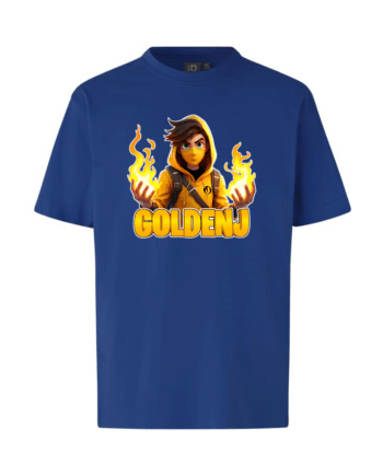 Goldenj Flamme Tee Blå - Goldenj T-Shirt