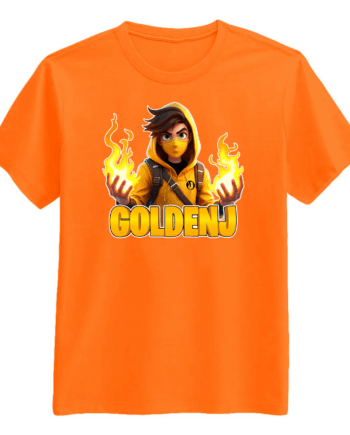 Goldenj Flamme Tee Orange - Goldenj T-Shirt