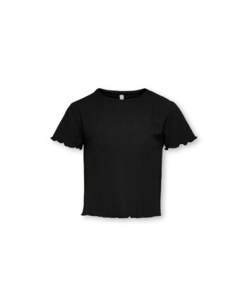 Sort Kids Only Top Til Piger - Kids Only T-Shirt  - 5715094419861