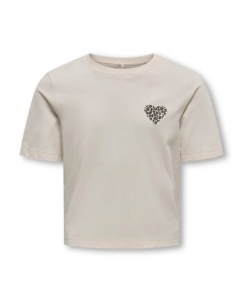 Sand Kids Only Top Leo Heart Til Piger - Kids Only T-Shirt