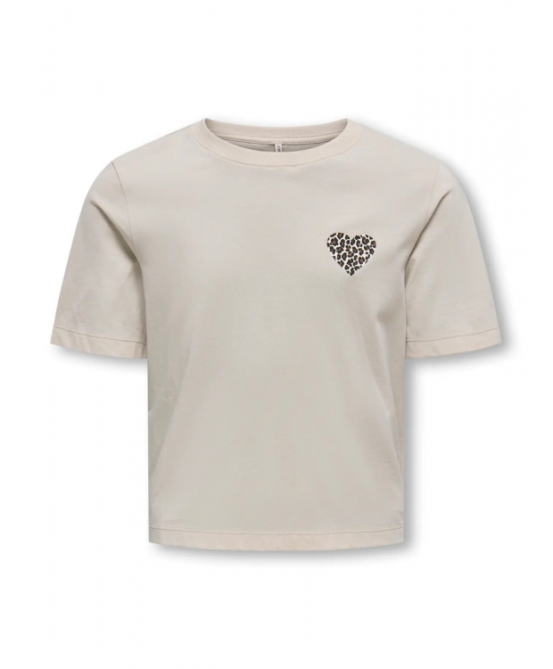Sand Kids Only Top Leo Heart Til Piger - Kids Only T-Shirt