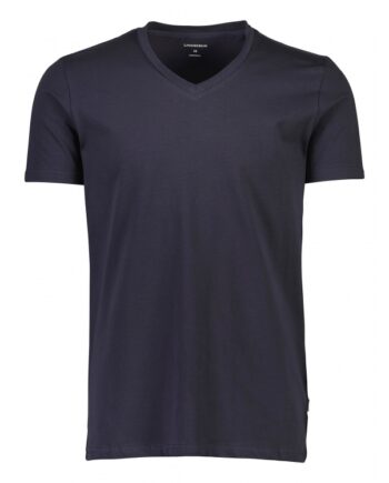 Sort Lindbergh Shirt Hals Til Herre - Lindbergh T-Shirt