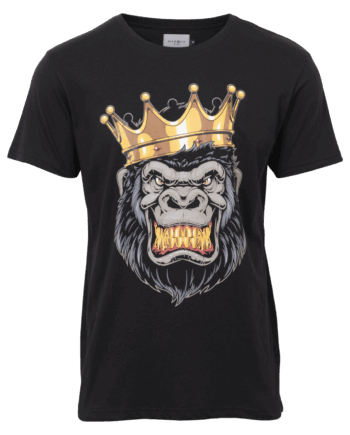 Sort Marcus Mylos Herre Shirt Black - Marcus T-Shirt  - 5715394550158